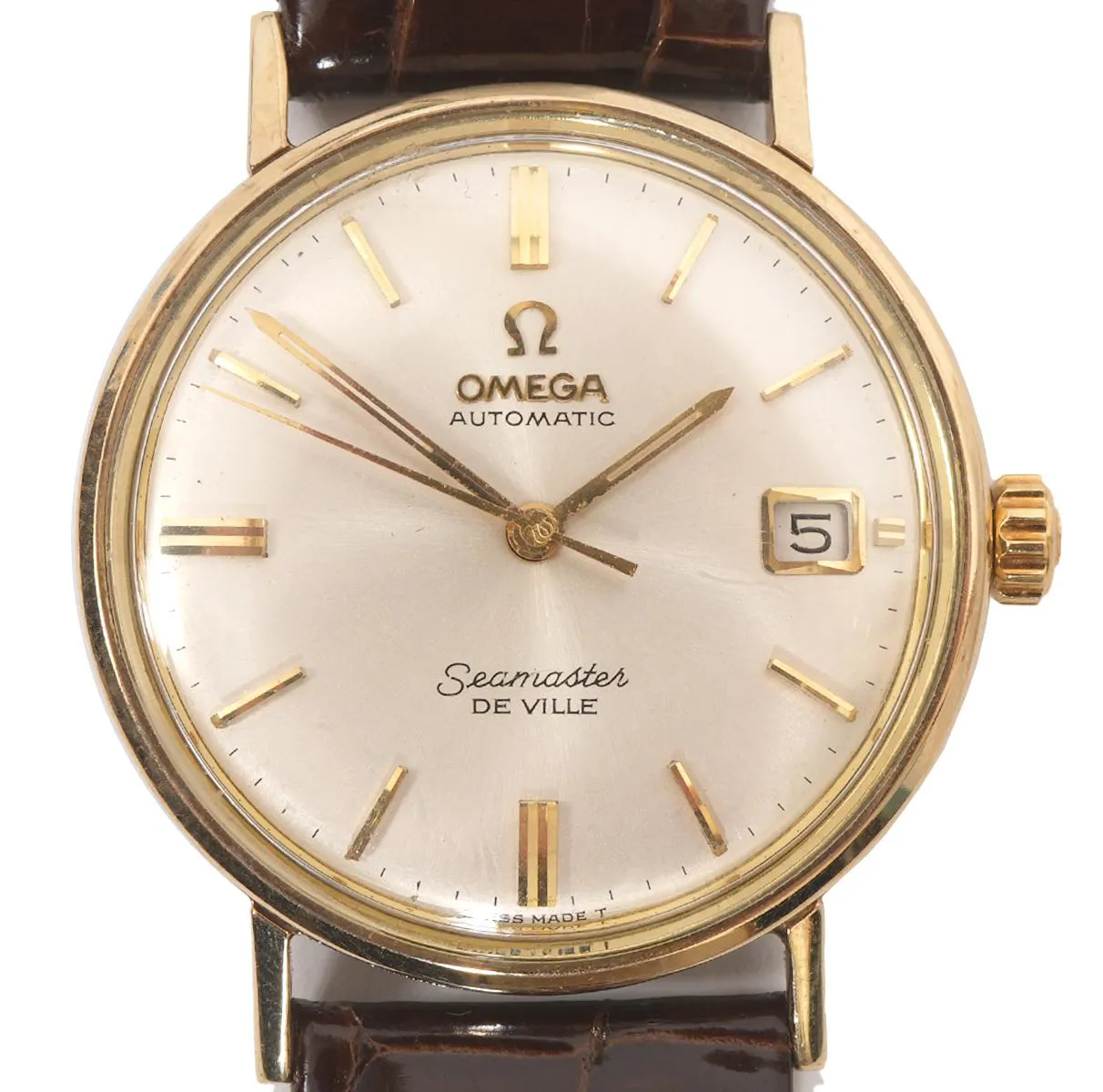 Omega Seamaster De Ville 34mm Yellow gold and Stainless steel Silver 2