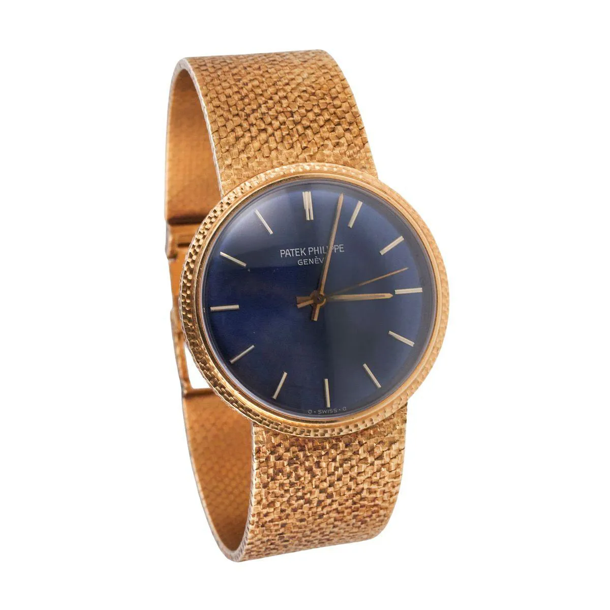 Patek Philippe Calatrava 3563/2 34mm Yellow gold Blue