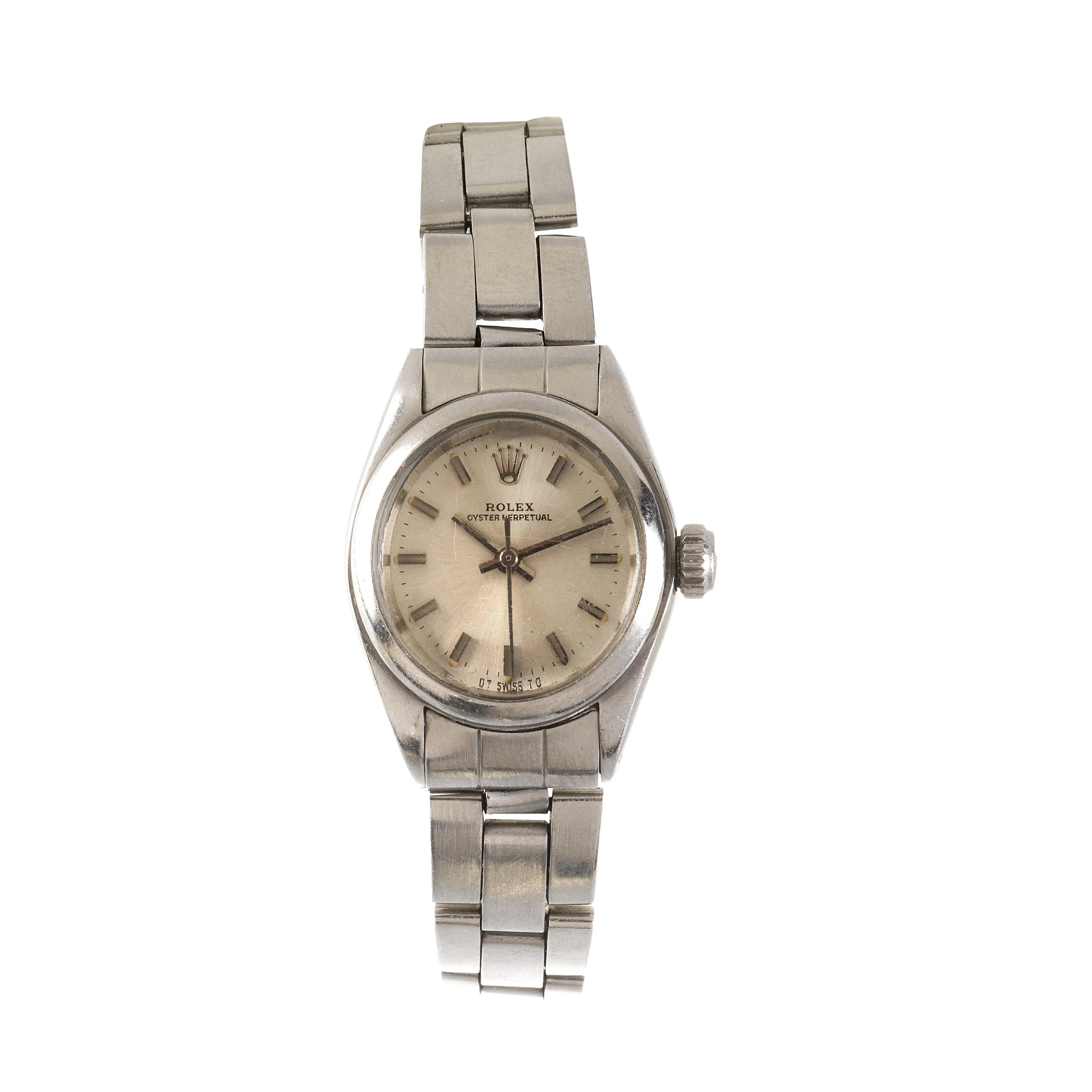 Rolex Oyster Perpetual 26 6718 24mm Stainless steel Silver