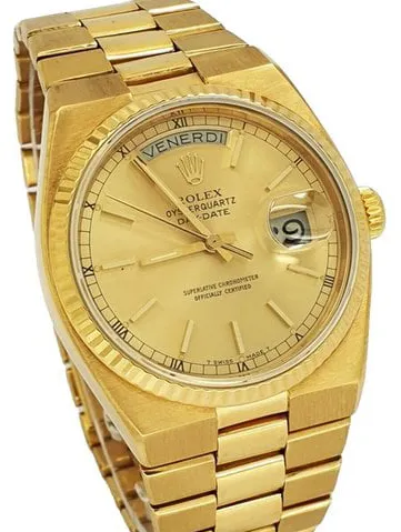 Rolex Day-Date Oysterquartz 19018 36mm Yellow gold Gold