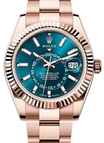 Rolex Sky-Dweller 336935 42mm Rose gold Blue