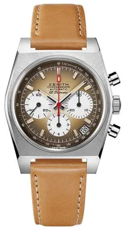 Zenith El Primero Chronomaster 03.A384.400/385.C855 37mm Stainless steel Brown