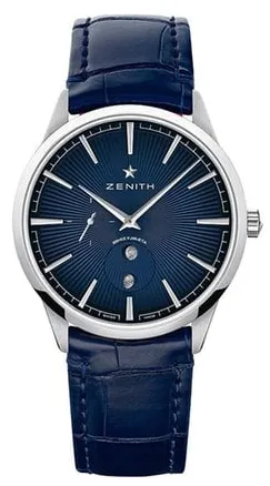 Zenith Elite 03.3101.692/02.C922 40.5mm Stainless steel Blue