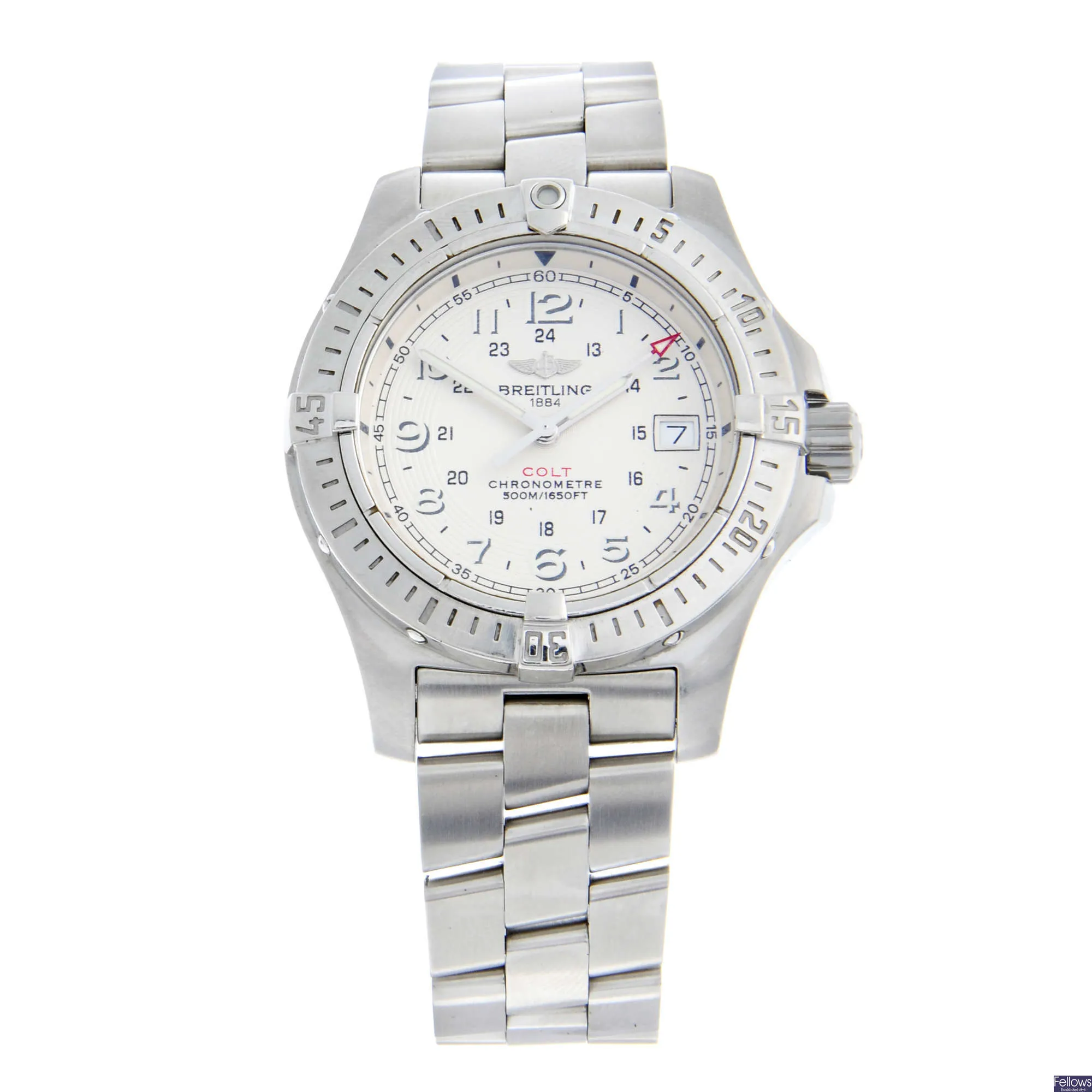 Breitling A74380 40mm Stainless steel White