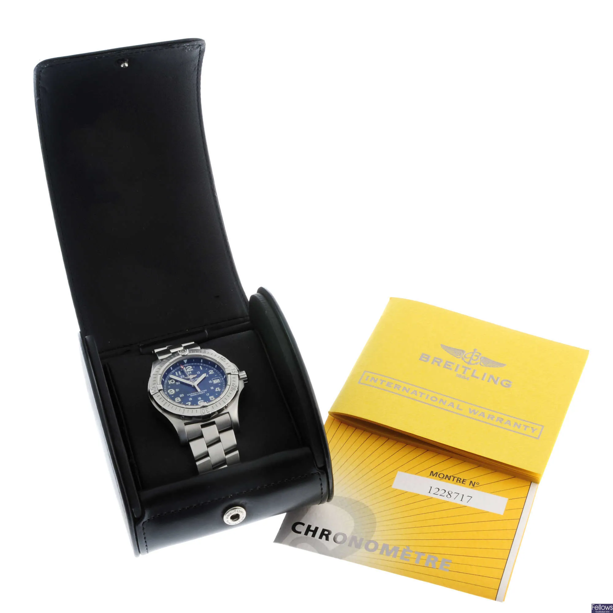 Breitling Colt A74380 41mm Stainless steel Blue 4