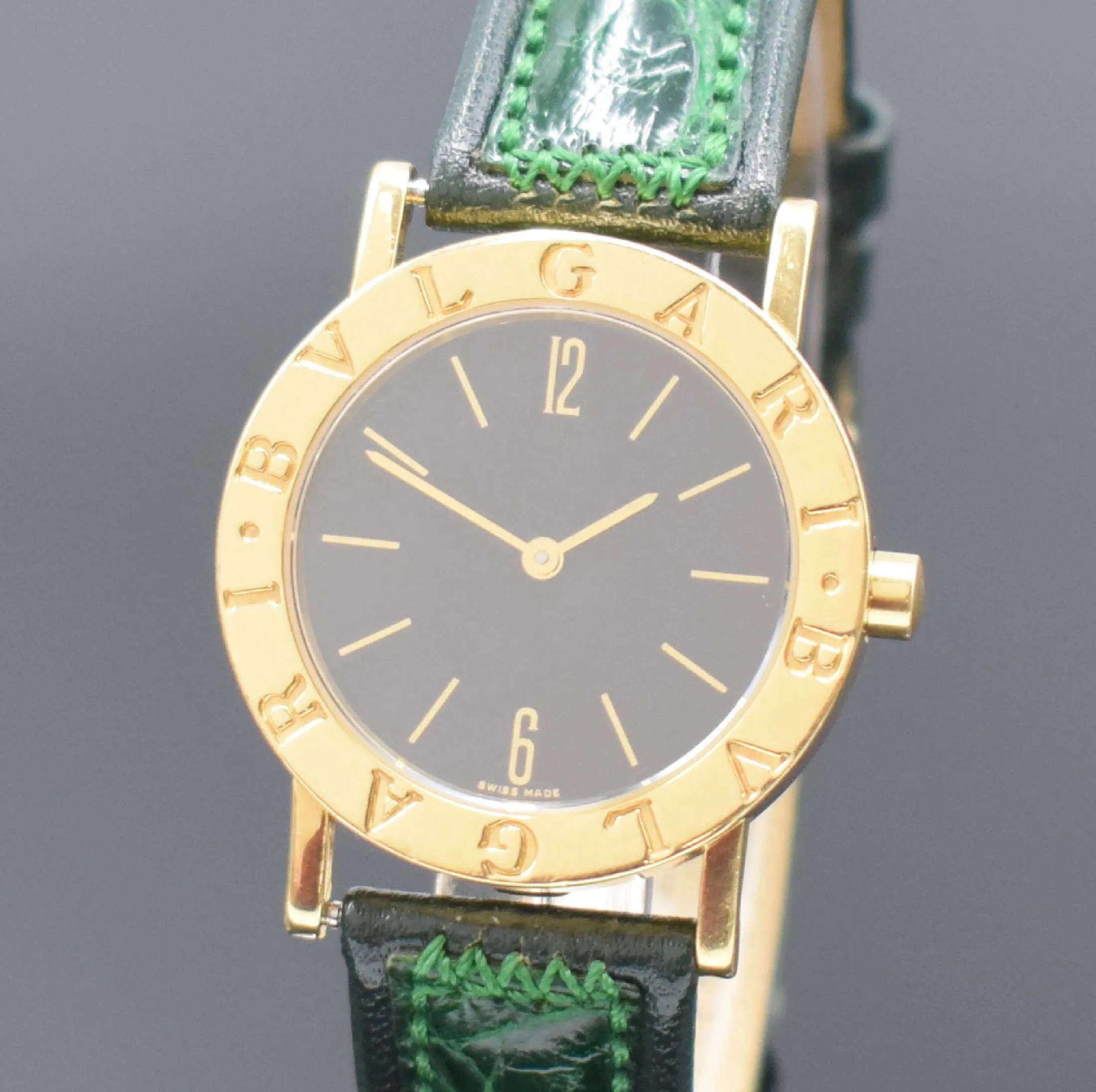 Bulgari Bulgari BB30GL 30mm Yellow gold Black 1