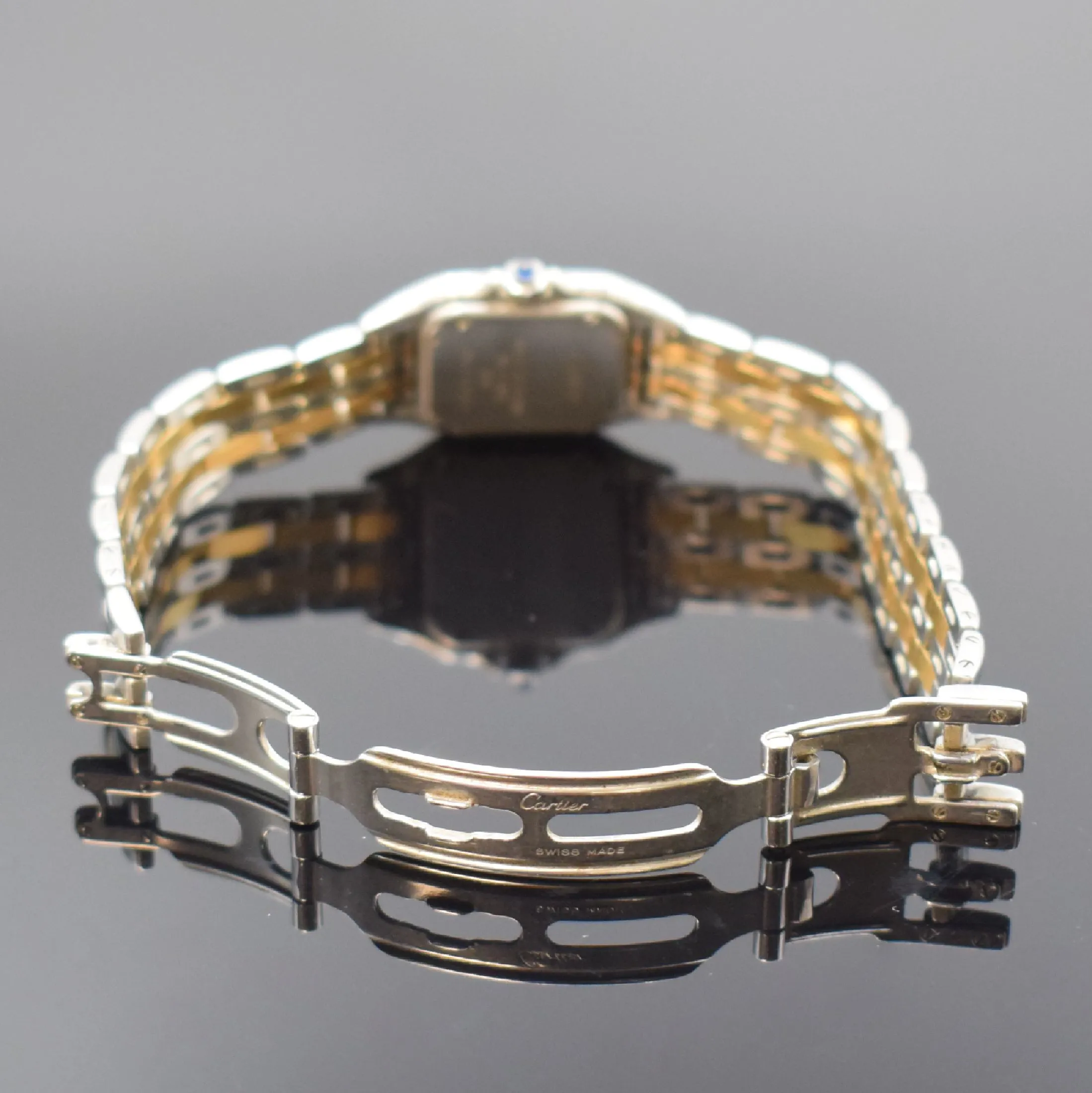 Cartier Panthère 1120 30mm Yellow gold and Stainless steel Silver 3