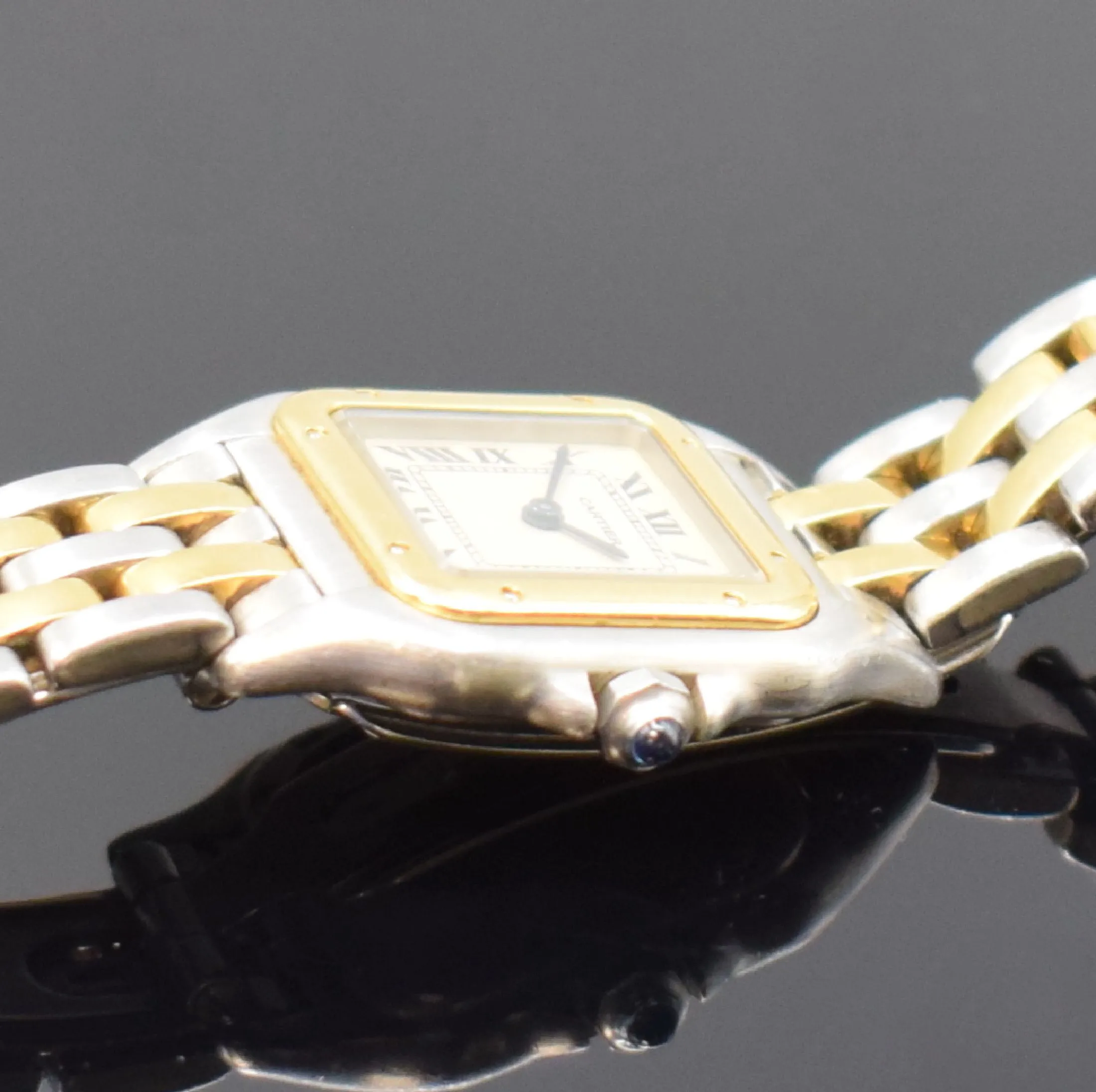 Cartier Panthère 1120 30mm Yellow gold and Stainless steel Silver 4