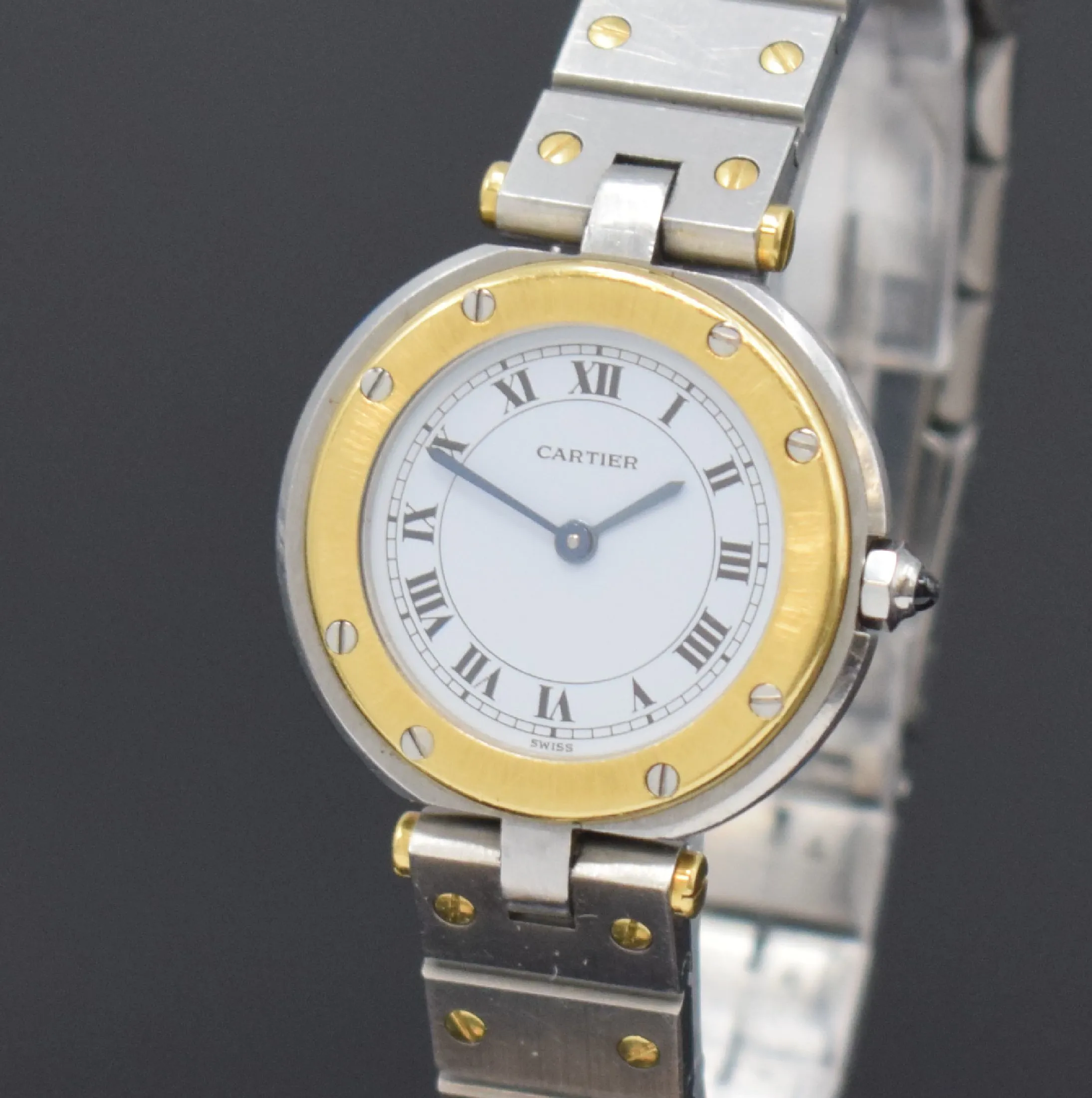 Cartier Vendôme 27mm Yellow gold and Stainless steel White 1