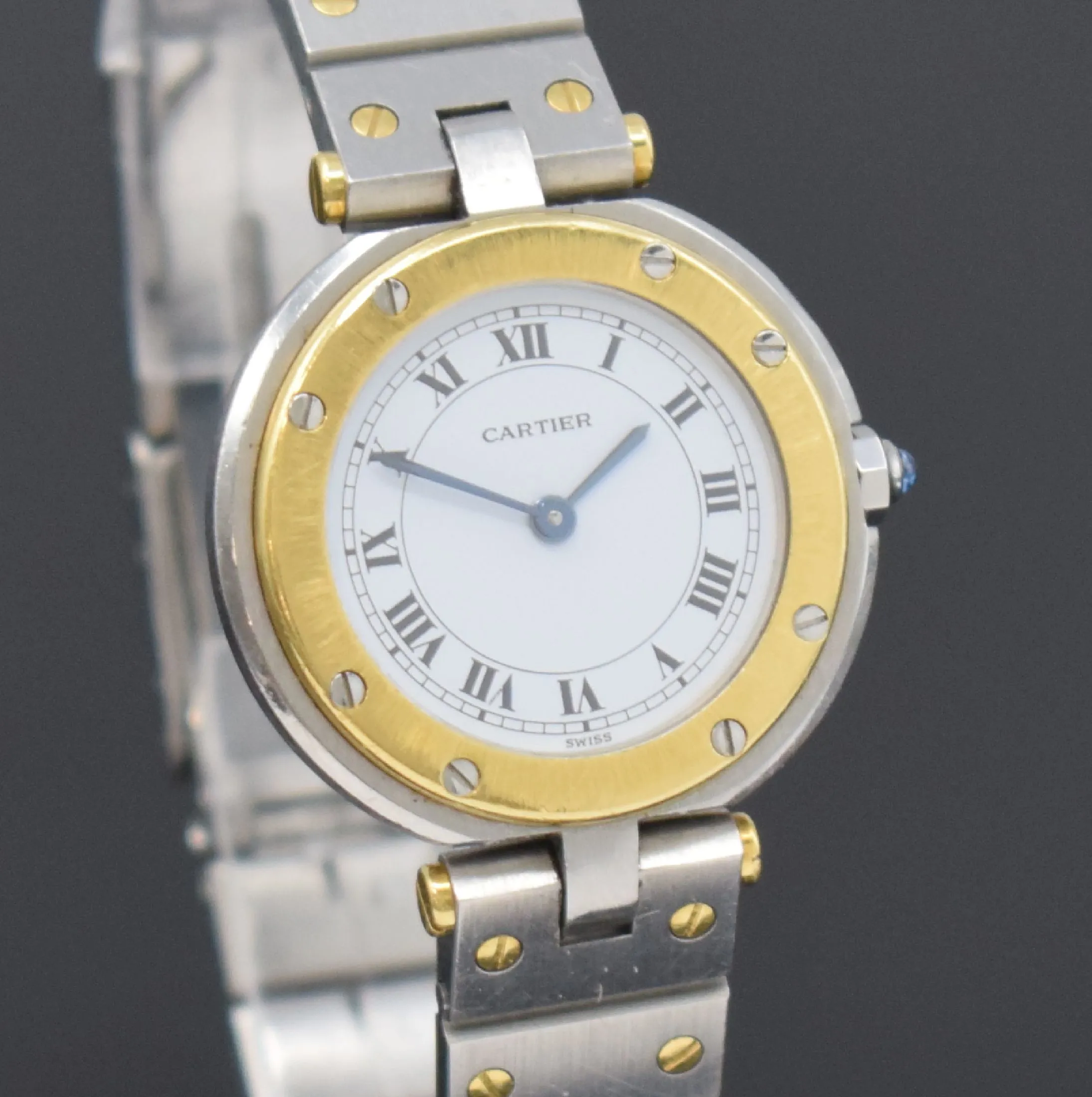 Cartier Vendôme 27mm Yellow gold and Stainless steel White 3