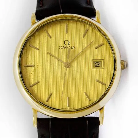 Omega De Ville 1960312.1 32mm Yellow gold and Stainless steel Champagne