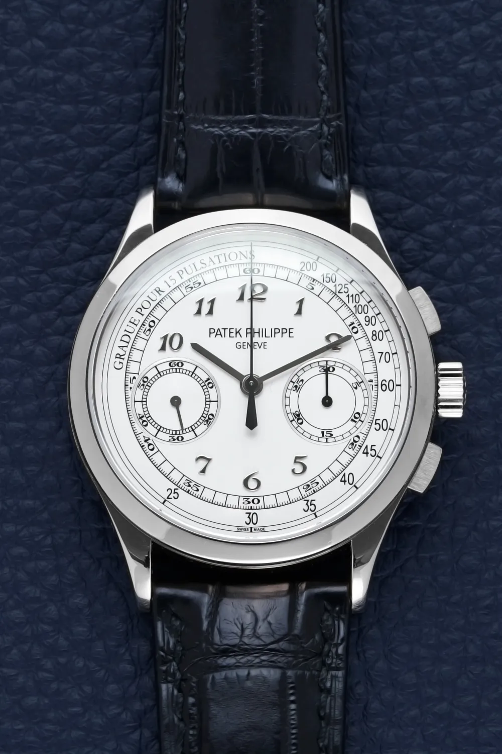 Patek Philippe Chronograph 5170G-001 39mm White gold Silver