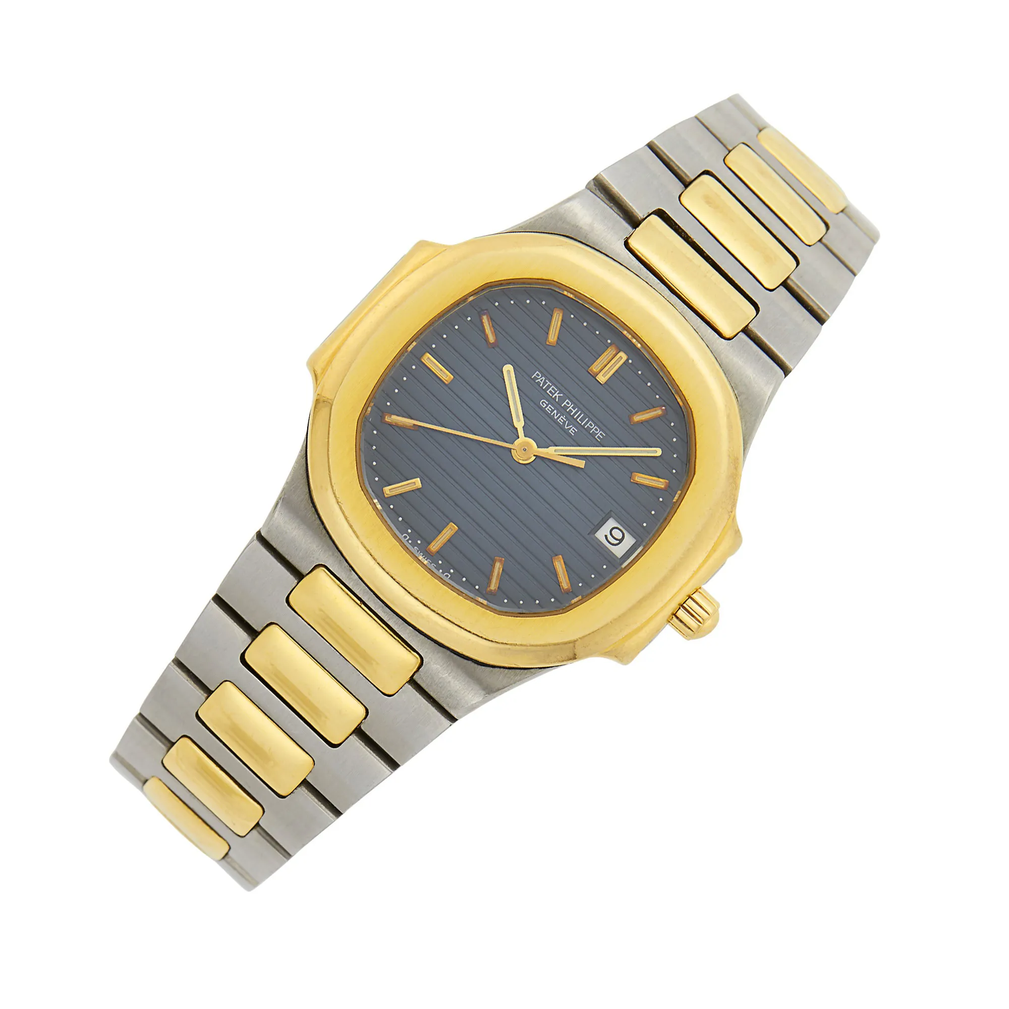 Patek Philippe Nautilus 3900 32mm Yellow gold and Stainless steel Blue