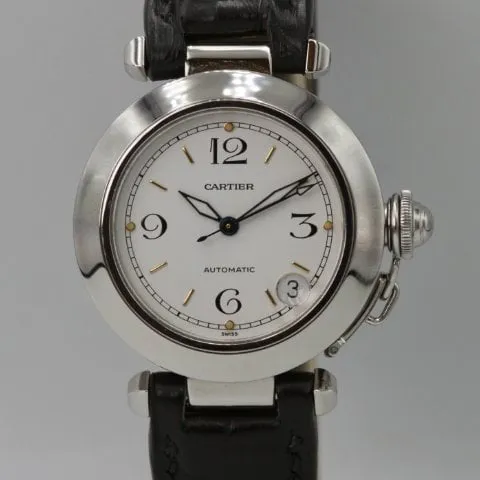 Cartier Pasha 2324 35mm Stainless steel White