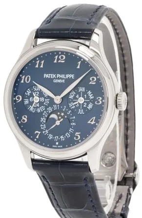 Patek Philippe Perpetual Calendar 5327G-001 39mm White gold Blue