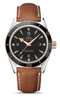 Omega Seamaster 300 233.22.41.21.01.002 41mm Yellow gold and Stainless steel Black