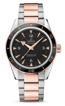 Omega Seamaster 300 233.20.41.21.01.001 41mm Yellow gold and Stainless steel Black