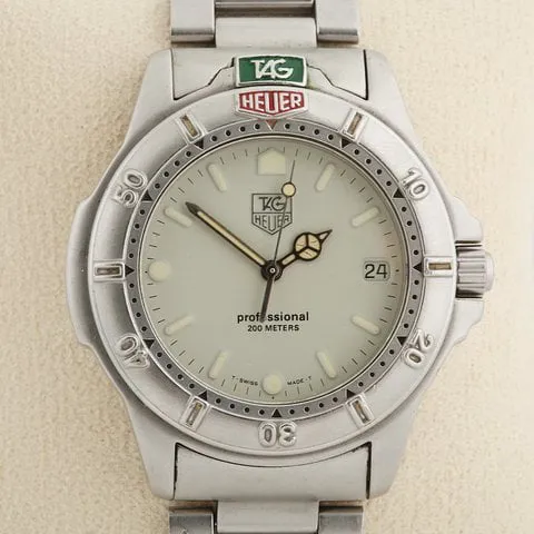 TAG Heuer 999.706A 38mm Stainless steel White