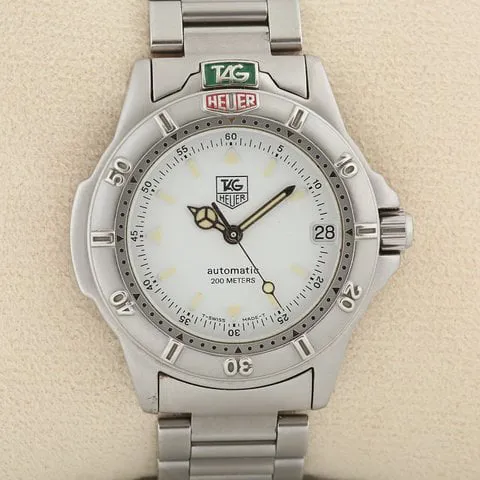 TAG Heuer 699.713K 34mm Stainless steel White