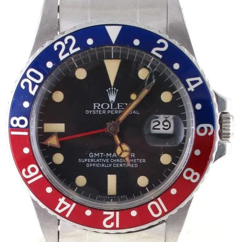 Rolex GMT-Master 16750 40mm Stainless steel Black