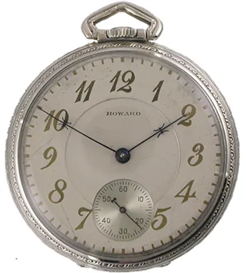 E. Howard Watch Co. 47mm White gold White metal