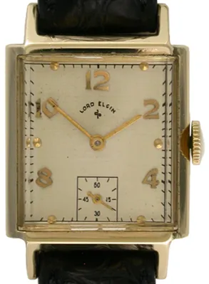 Elgin 26mm Yellow gold Silver