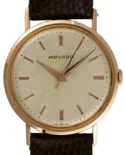 Movado 18 karat rose gold Silver