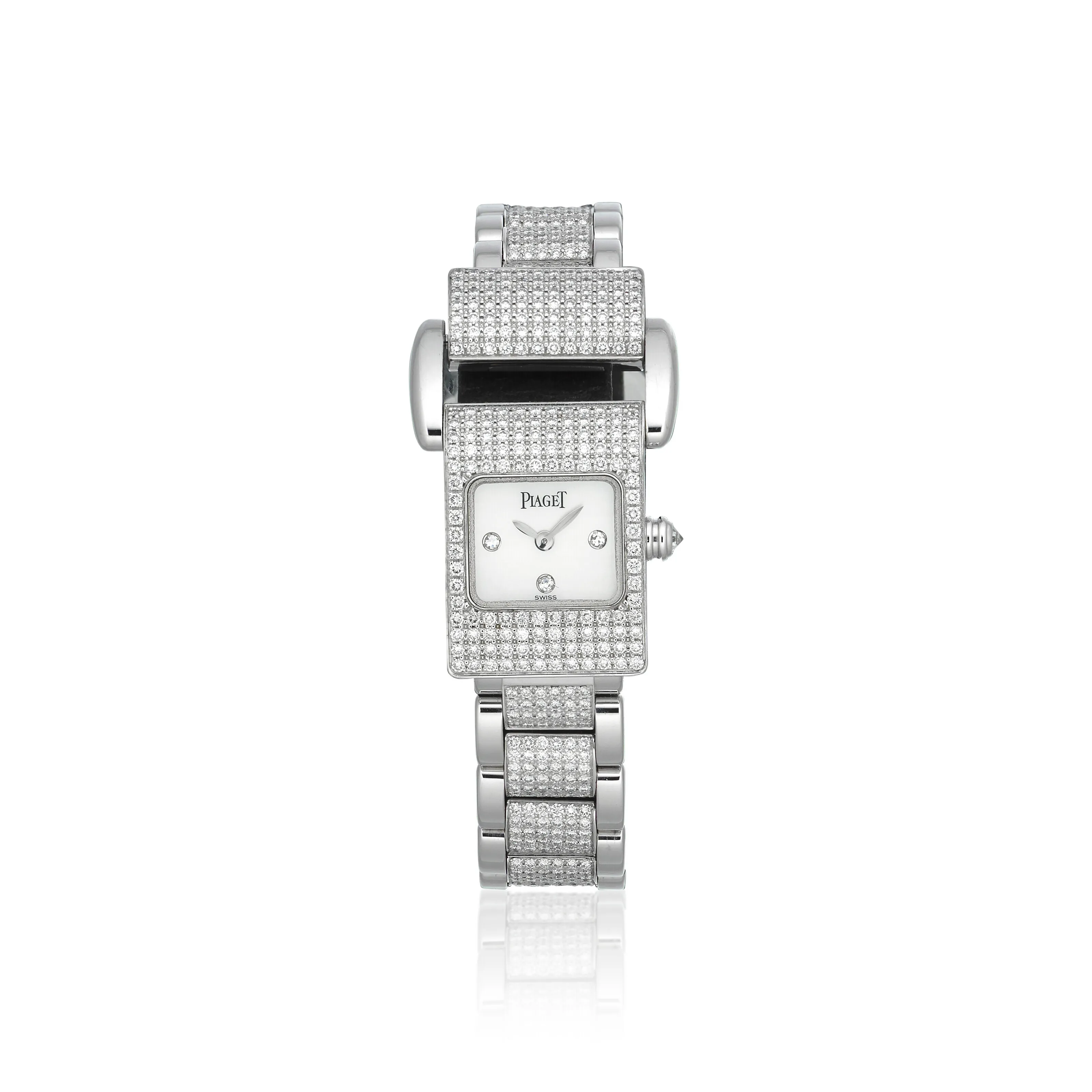 Piaget Protocole 17mm White gold Silver