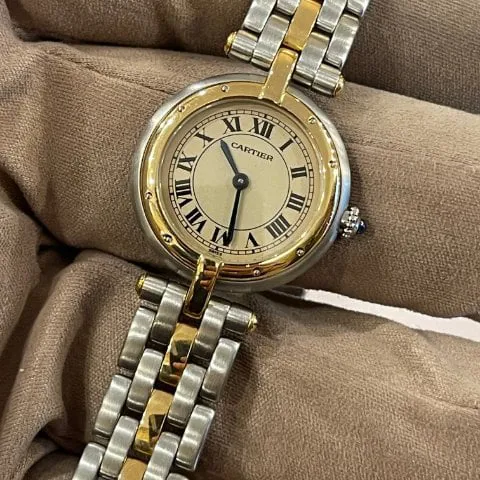 Cartier Panthère 166920 24mm Yellow gold and Stainless steel White