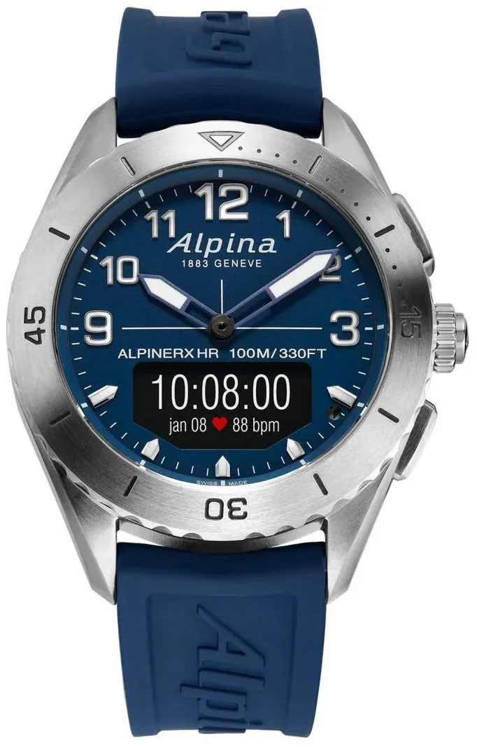 Alpina AlpinerX AL-284LNN5TAQ1 45mm Titanium Blue