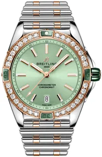 Breitling Chronomat U17356531L1U1 Stainless steel and Red gold Green