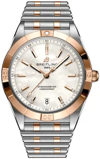 Breitling Chronomat U10380101A2U1 Stainless steel and Red gold White