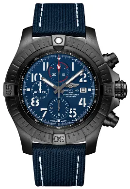 Breitling Avenger V13375101C1X2 48mm Titanium and Black DLC Blue