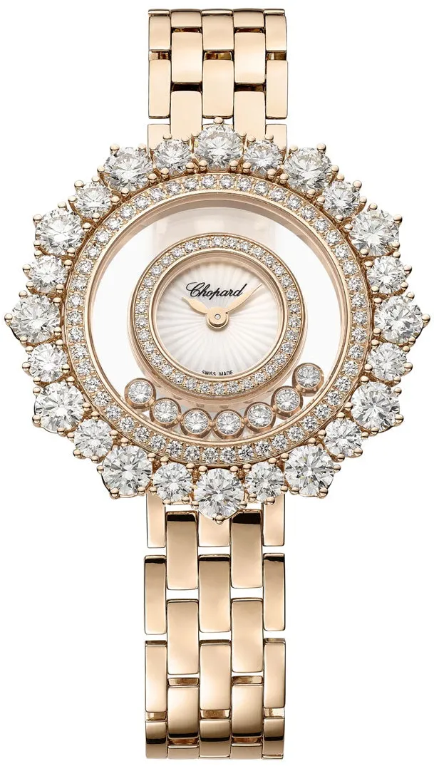 Chopard Happy Diamonds 209437-5601 36mm Rose gold Mother-of-pearl