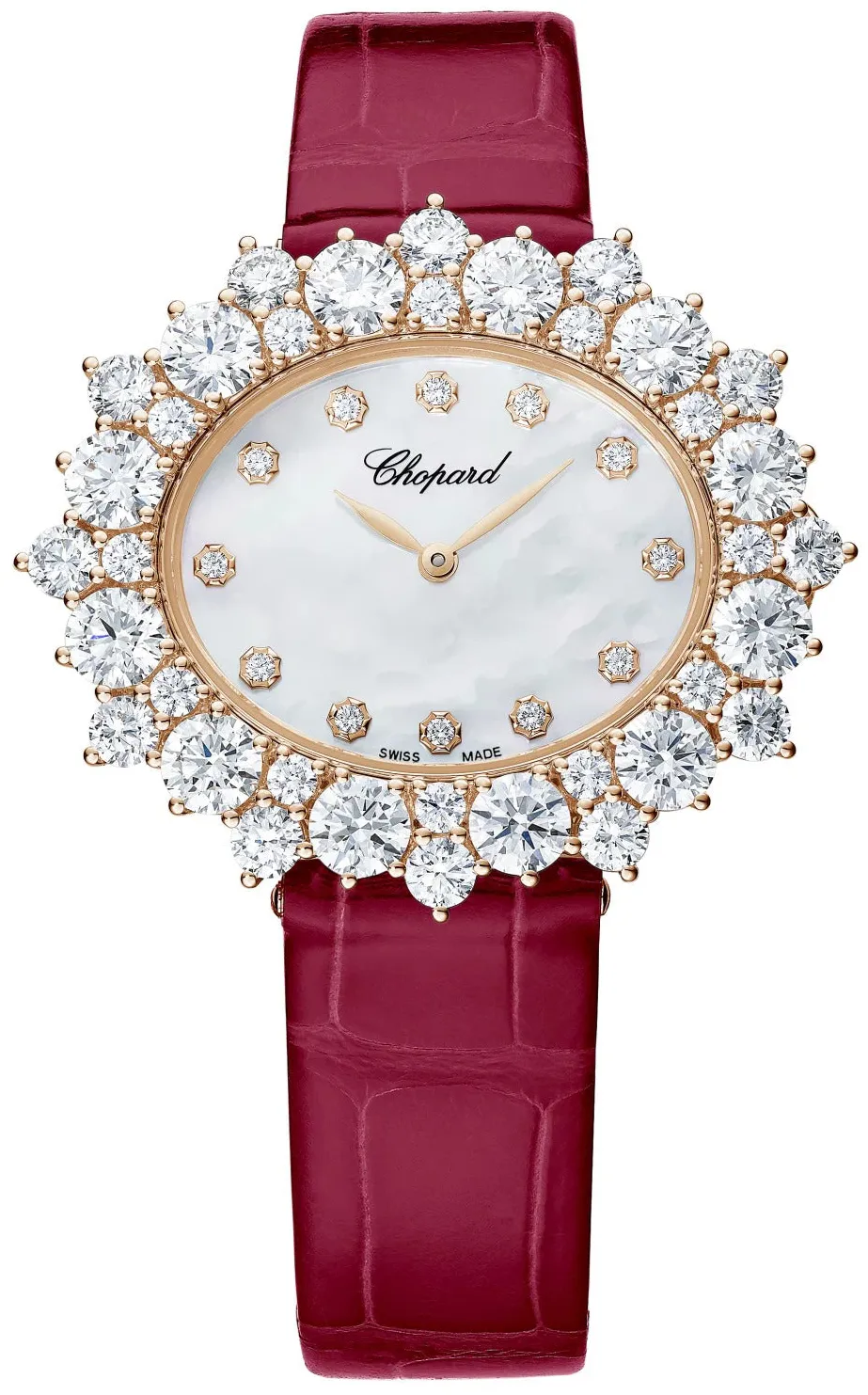 Chopard L'Heure du Diamant 13A390-5100 36mm Rose gold White