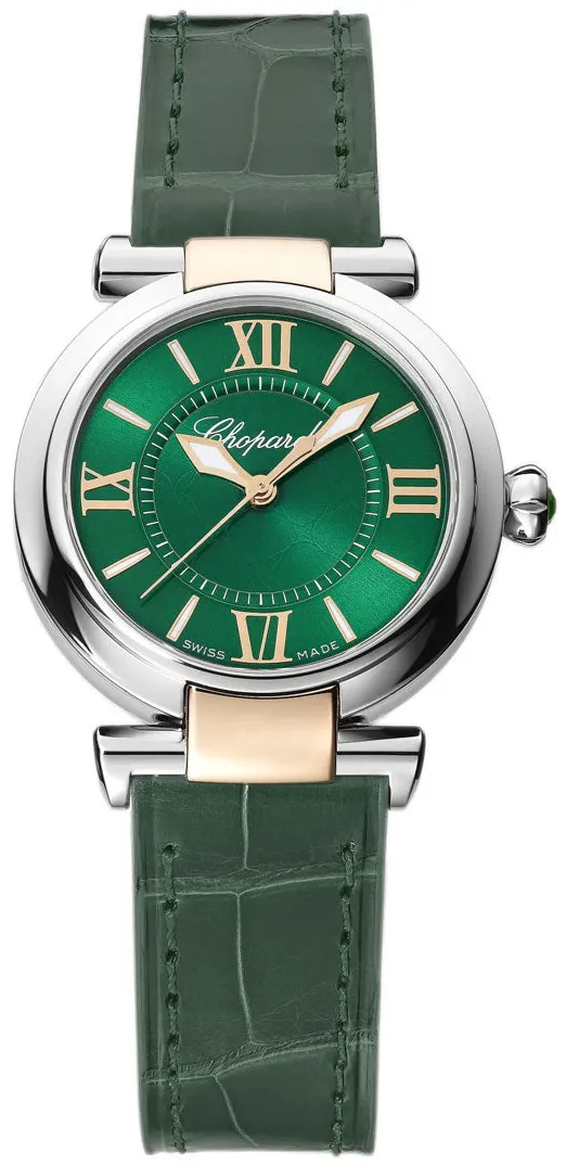 Chopard Imperiale 388563-6015 29mm Rose gold and Stainless steel Green