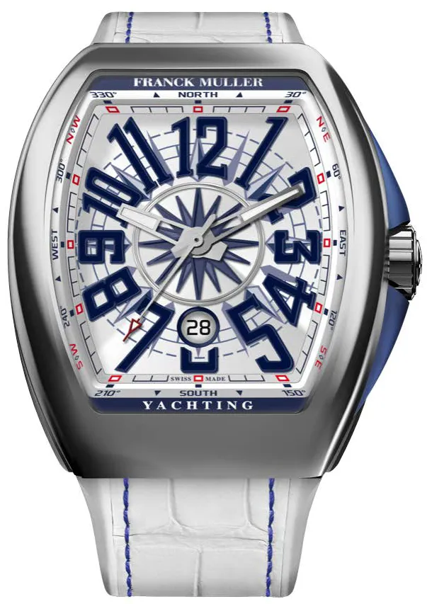 Franck Muller Vanguard V 45 SC DT YACHT (BL) 44mm Stainless steel White