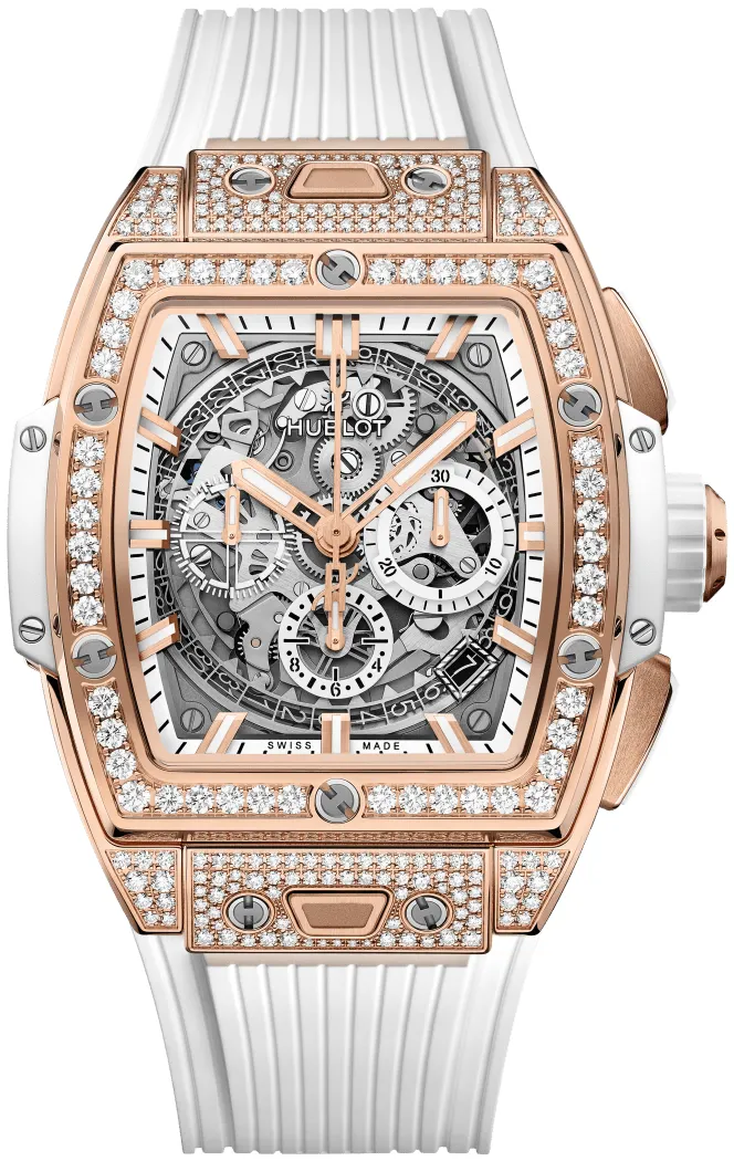 Hublot Spirit of Big Bang 642.OE.2010.RW.1604 42mm 18K King Gold|Diamonds Skeletonized