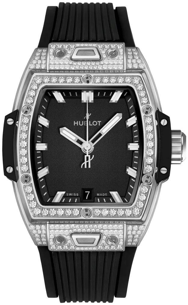 Hublot Spirit of Big Bang 662.NX.1170.RX.1604 39mm Diamonds|Titanium Black