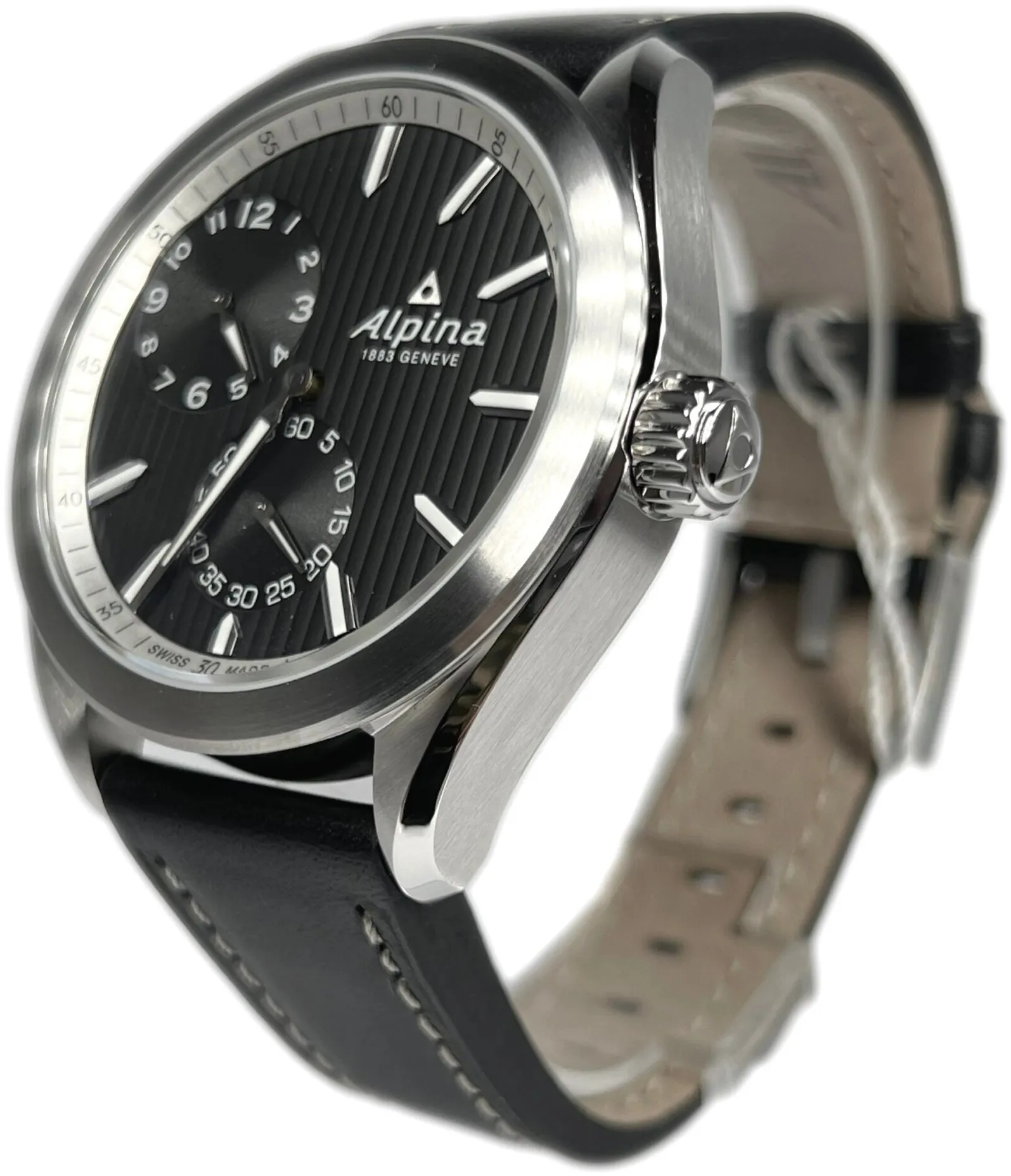 Alpina Alpiner AL-650BBS5E6 40mm Stainless steel Black 2