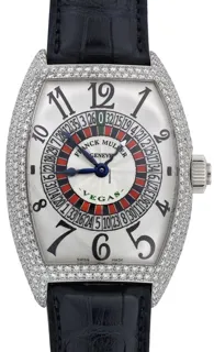 Franck Muller Casablanca 9880 Vegas D 7 18k white gold Silver