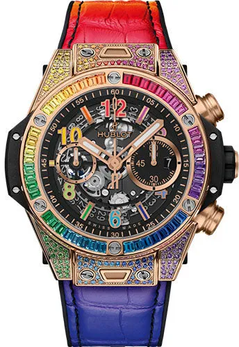 Hublot Big Bang 421.OX.1118.LR.0999 44mm Yellow gold Skeleton