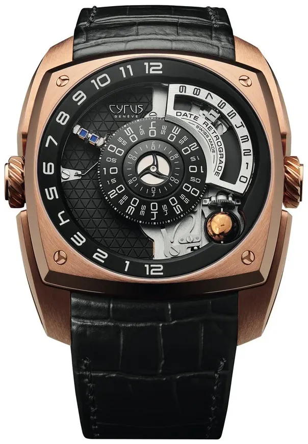 Cyrus Klepcys Moon 539.001.A 47mm Rose gold Black