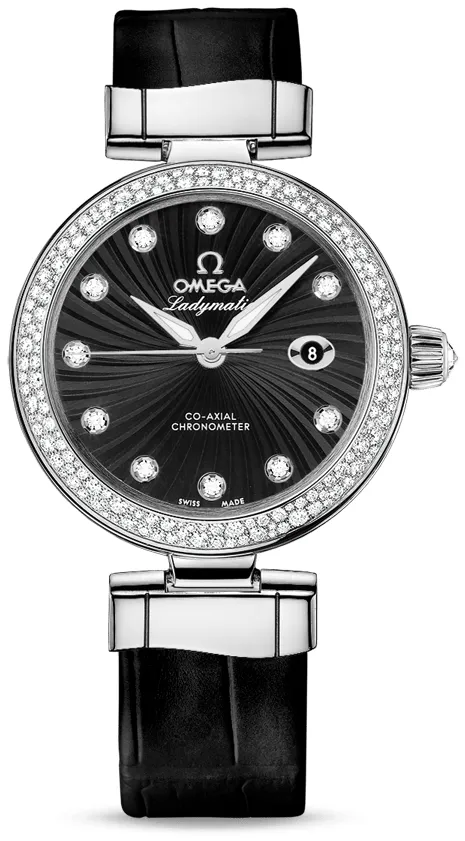 Omega De Ville 425.38.34.20.51.001 34mm Stainless steel Black