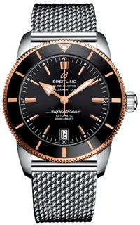 Breitling Superocean Heritage UB2010121B1A1 Stainless steel and Red gold Black