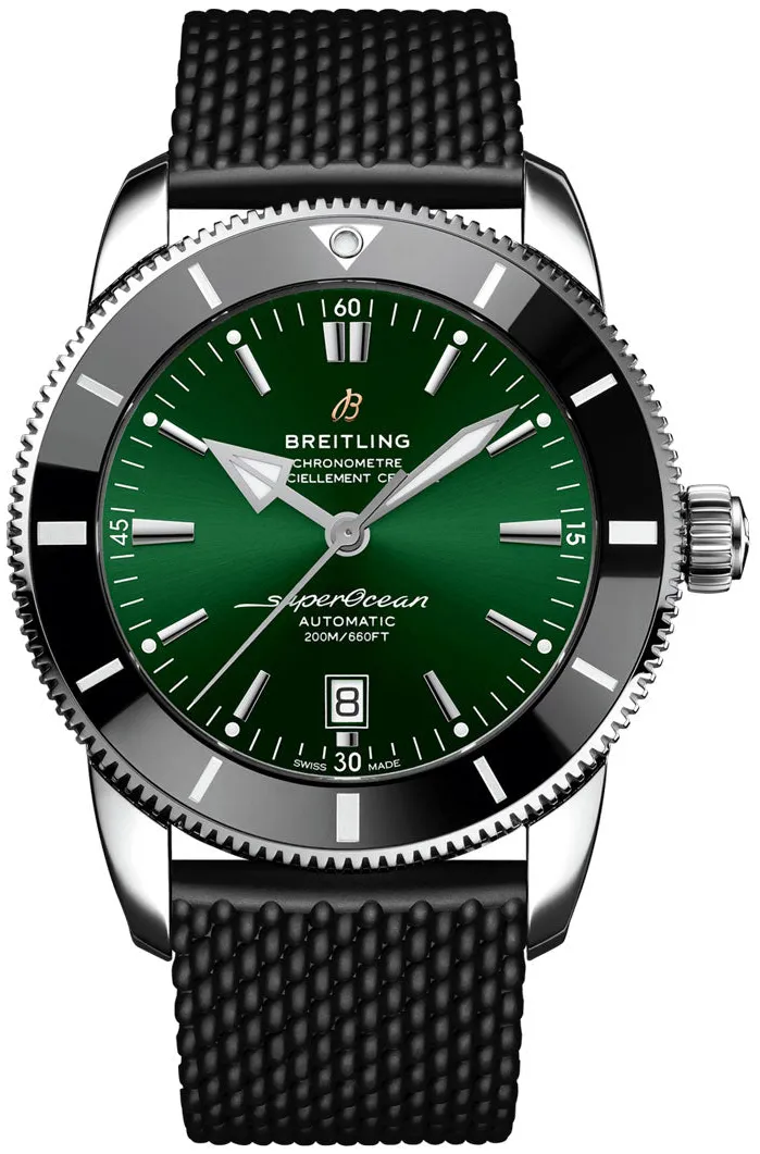 Breitling Superocean Heritage AB2020121L1S1 46mm Stainless steel Green