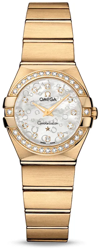 Omega Constellation 123.55.24.60.55.016 24mm Yellow gold White