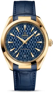 Omega Aqua Terra 522.53.41.21.03.001 Yellow gold Blue