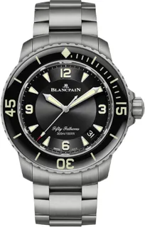 Blancpain Fifty Fathoms 5015-12B30-98 Titanium Black