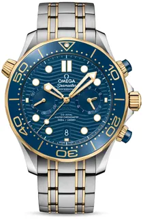 Omega Seamaster Diver 300M 210.20.44.51.03.001 Yellow gold Blue